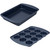 Diamond-Infused Steel Non-Stick Navy Blue Baking Set, 7-Piece